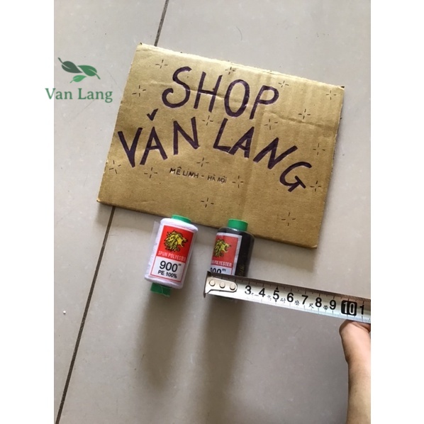 2 Cuộn Chỉ may màu trắng / đen