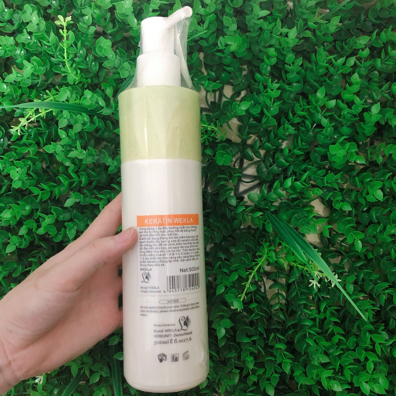 [HCM]Keratin Wekla siêu phục hồi tóc 500ml