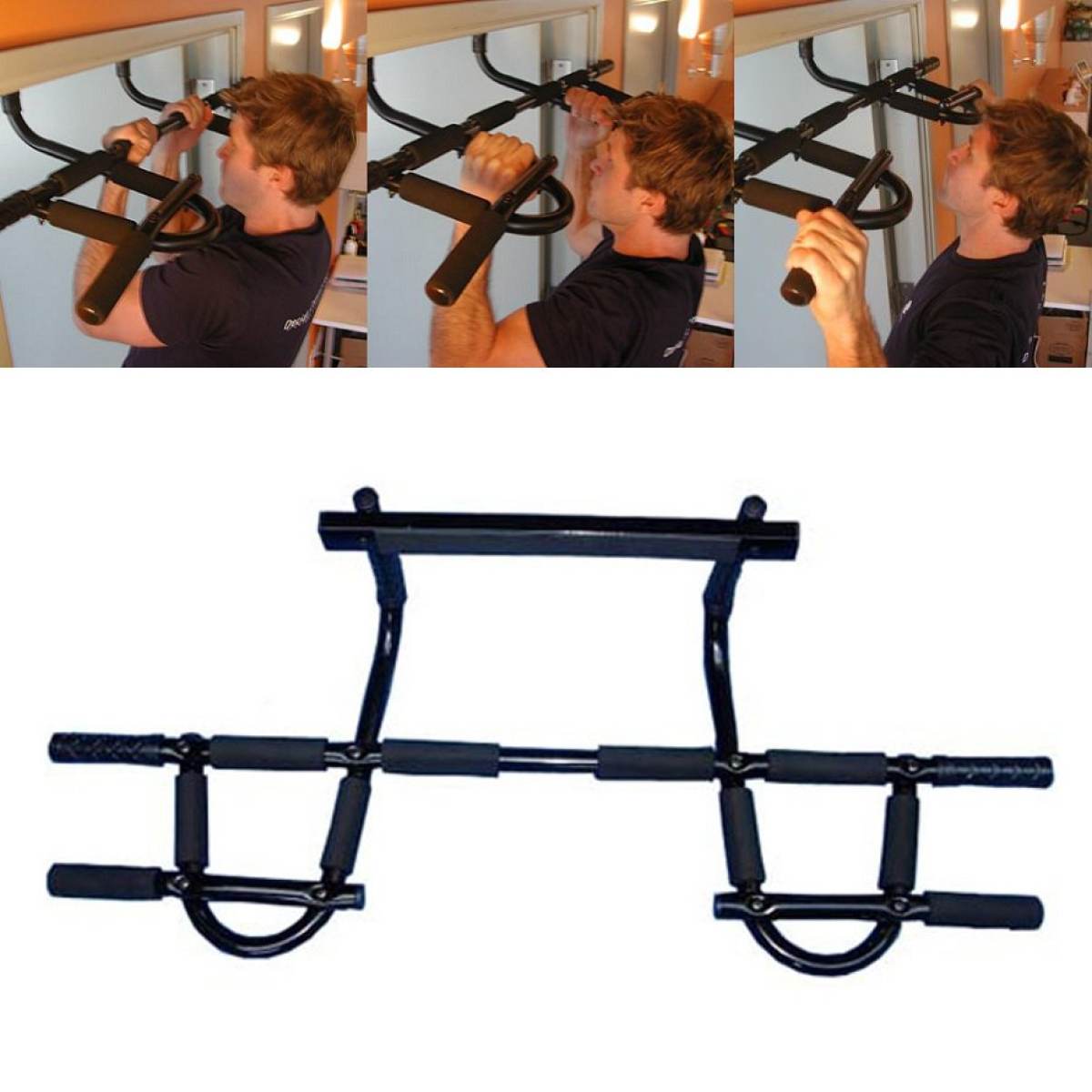 Xà đơn đa năng IRON GYM GYM-1557B (Đen)