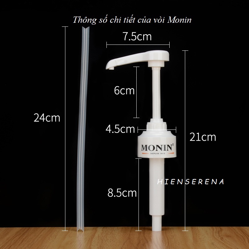 Vòi bơm siro MONIN 10ml đa năng