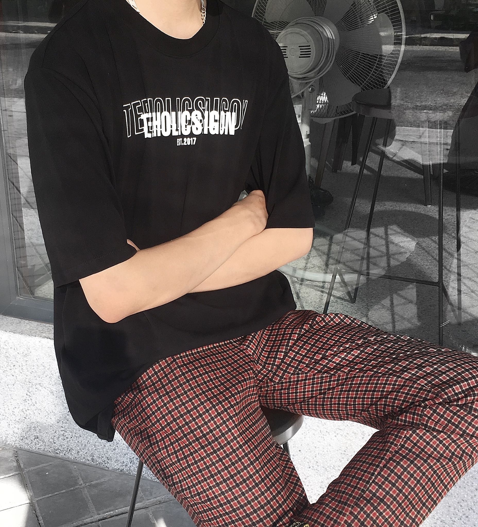 TEEHOLIC Áo Thun Unisex Form Rộng In Logo Teeholic