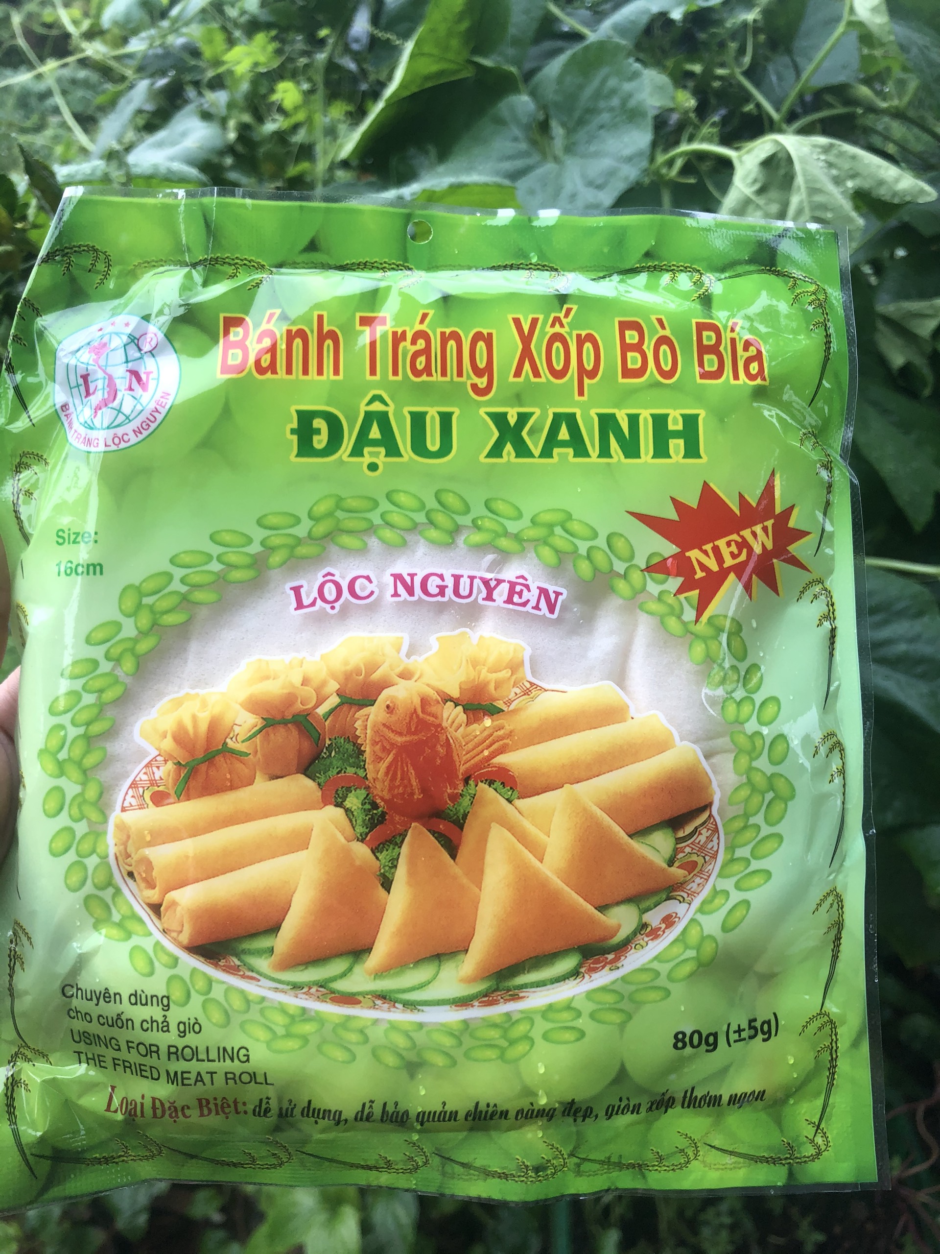 [HCM]10xấp Bánh tráng bò bía đậu xanh khoai tây chuyên dùng cuốn chả