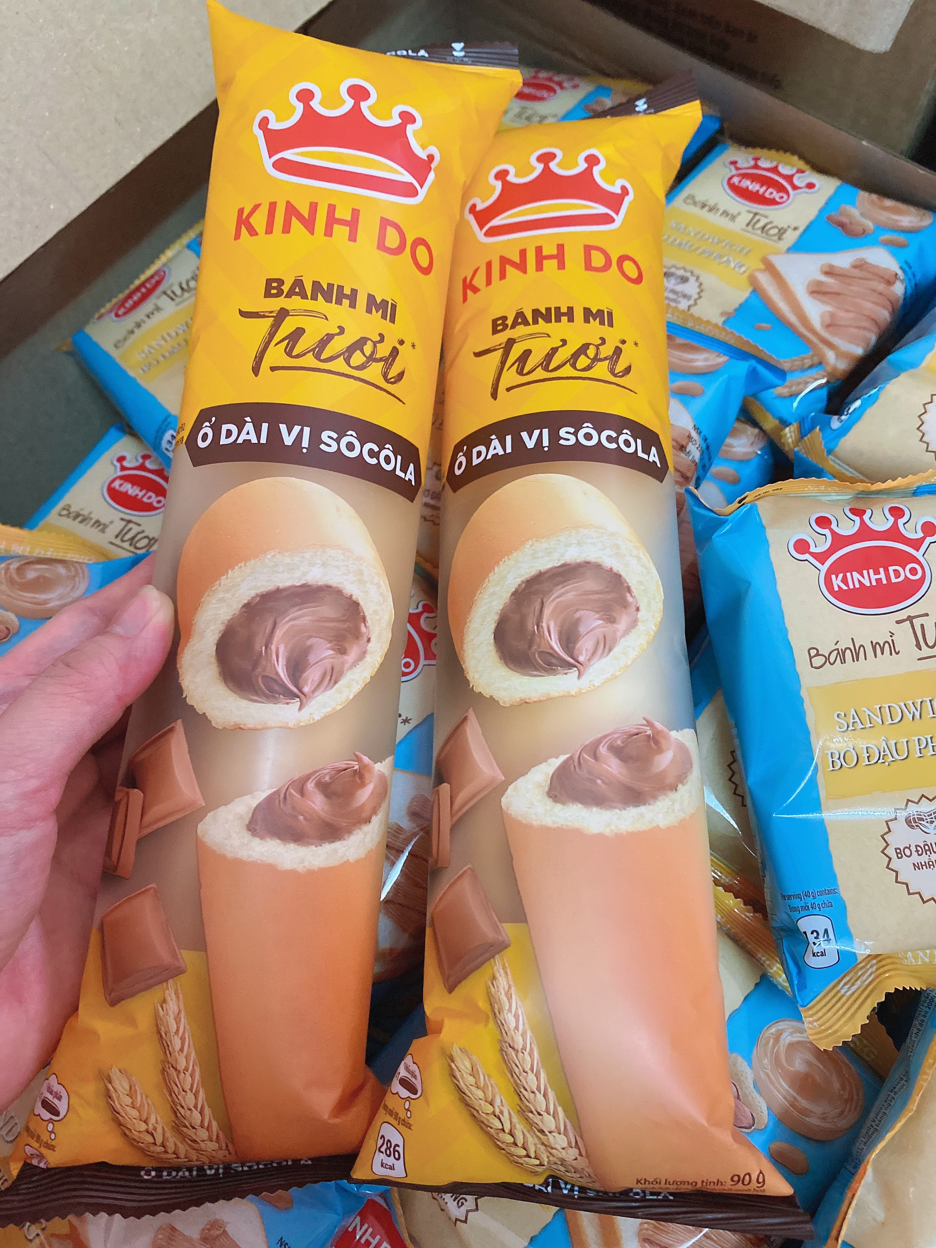 Bánh mì kinh đô các loại ( sandwich-bánh mì-bông lan)