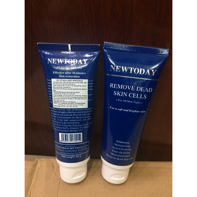 Newtoday remove dead skin cells- tẩy da chết