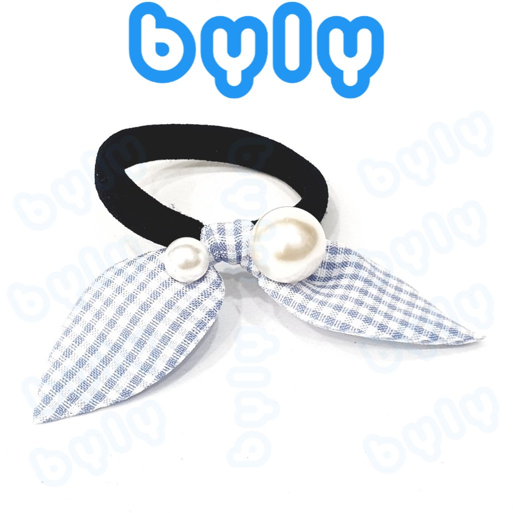 Cột tóc có nơ quý phái nhiều màu caro - ByLy Store