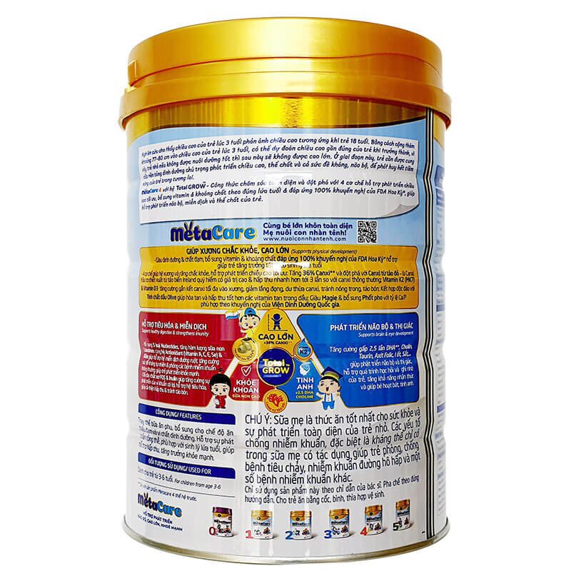 [Mẫu mới] Sữa Metacare số 4 900g (date mới)
