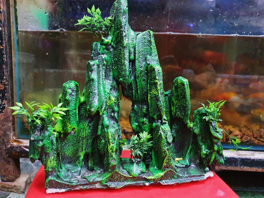THÁC TRANG TRÍ HỒ CÁ NON BỘ 22X4X22CM