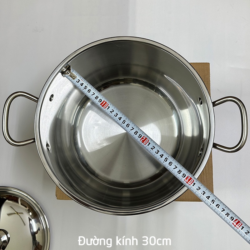 NỒI INOX 3 ĐÁY FIVESTAR 30CM