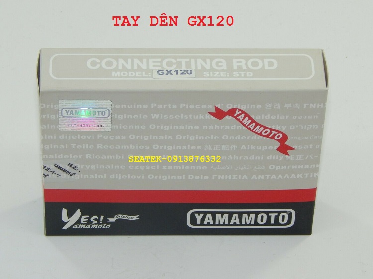 Piston, séc măng, tay dên máy nổ Honda GX120