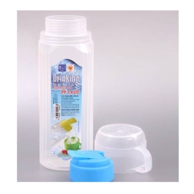 [HCM]Bình nước 1.4L có ca uống nước - Nhựa PP cao cấp