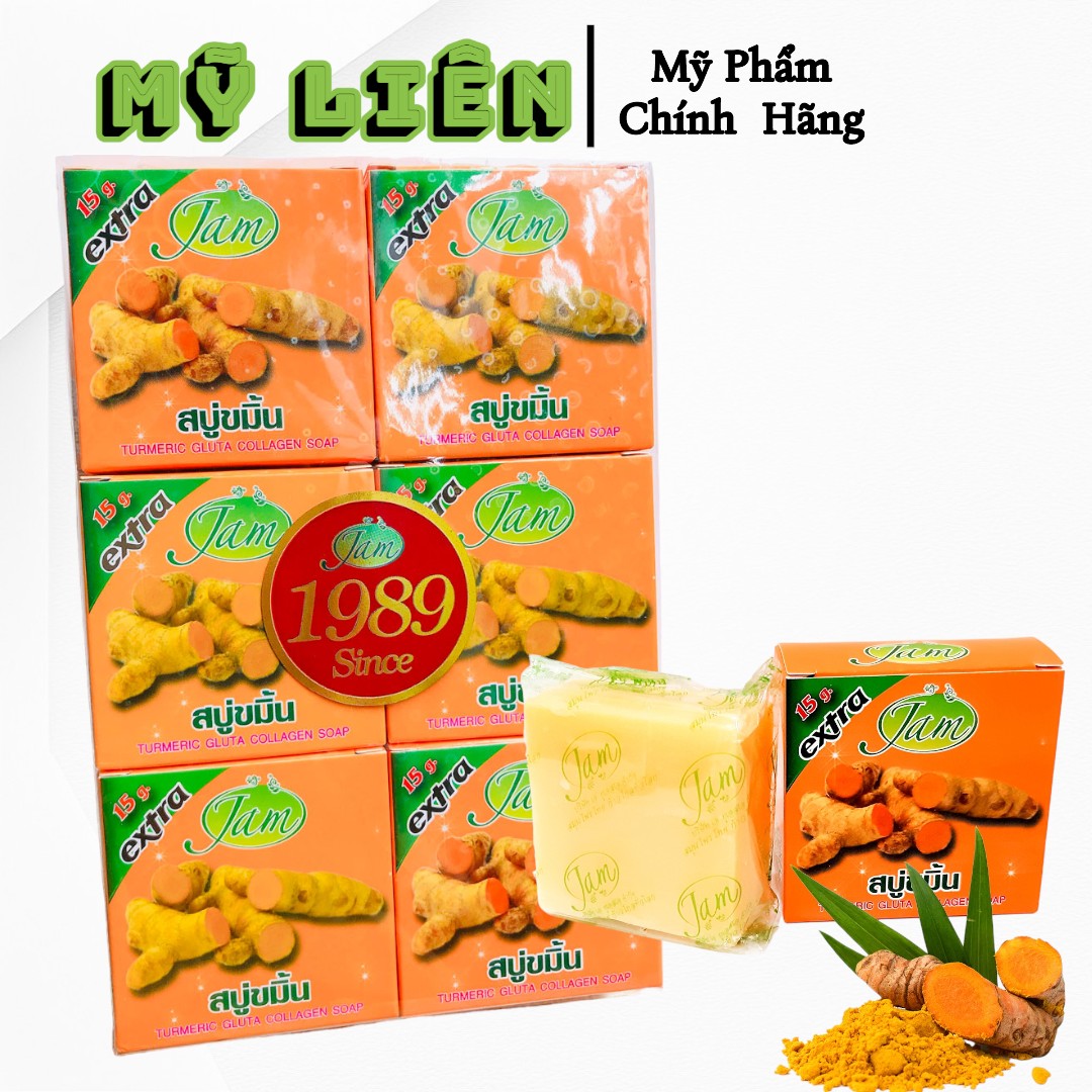 Xà phòng nghệ jam turmeric gluta collagen soap