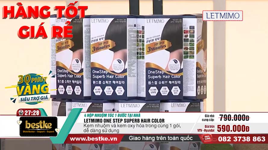 thuốc nhuộm tóc bạc , 1 gói/1 lần dùng, bestke