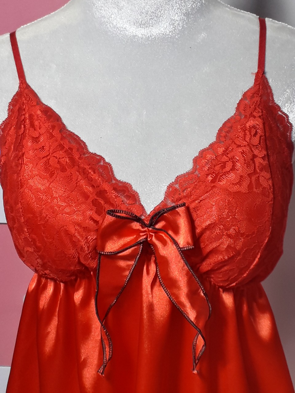 Bộ ngủ nữ 2 dây mặc nhà lụa mềm mát(40-60kg)- ảnh thật.