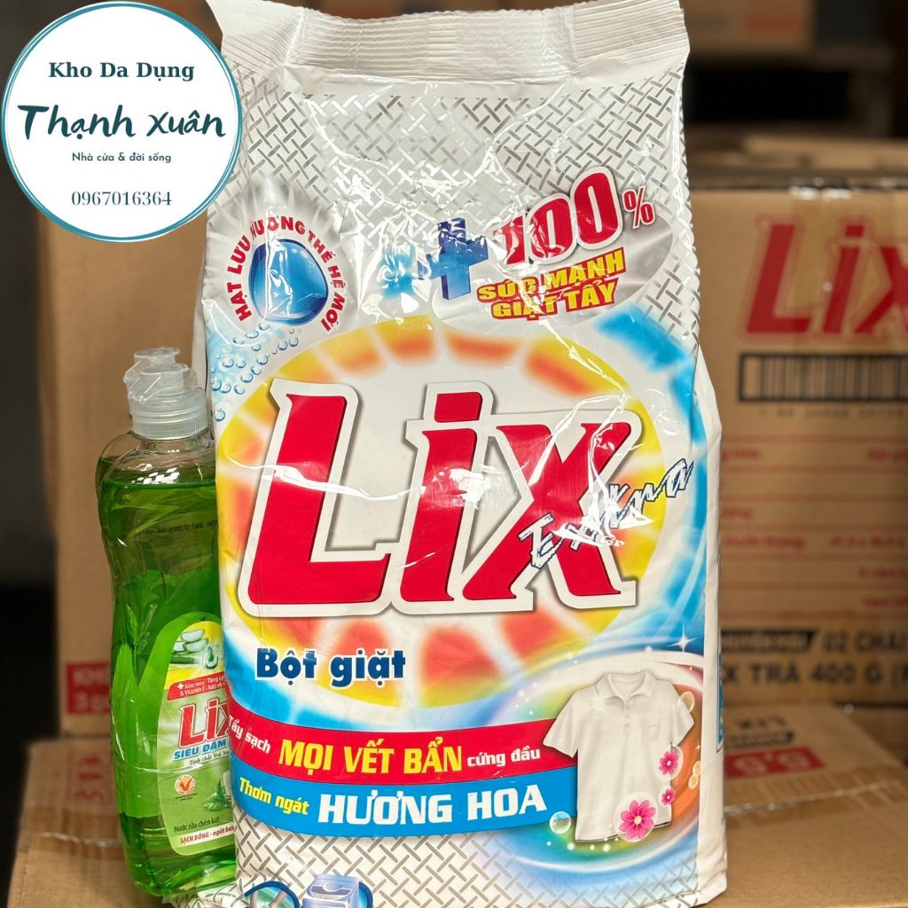 Bột giặt Lix Extra hương hoa 5.5kg (khuyến mãi ngẫu nhiên )