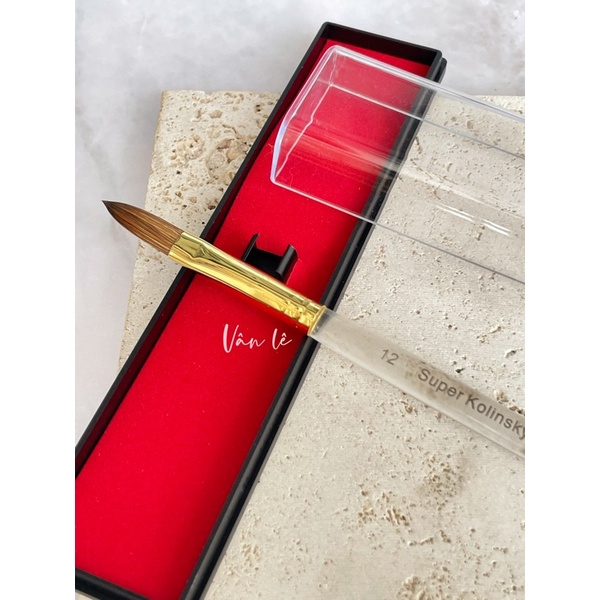 Cọ đắp bột xịn lông xịn 100% loại tốt kolinsky số 12 14 16 18