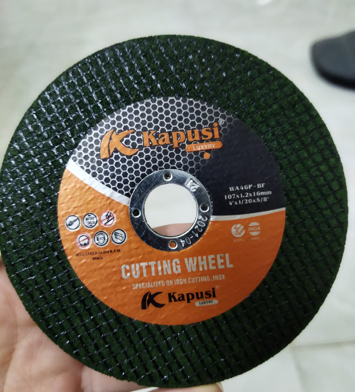 [ Combo 50 lưỡi ] Lưỡi cắt sắt kapusi 107mm