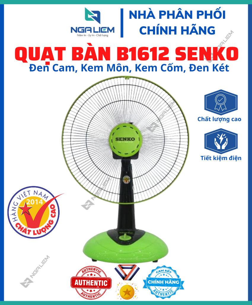 Quạt Bàn B4 B1612 Senko [Hàng Chính Hãng]