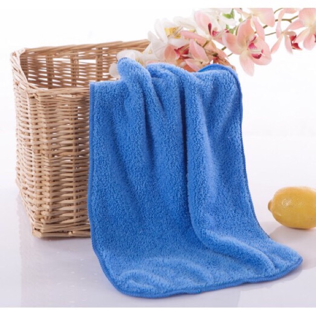 Khăn mặt  khăn lau mặt lông cừu KT: 50cmx25cm