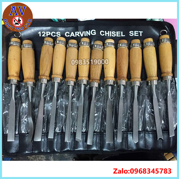 Bộ đục gỗ 12 món