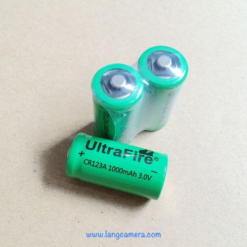 Pin Sạc CR123A dành cho máy ảnh phim (Loại Sạc Được)