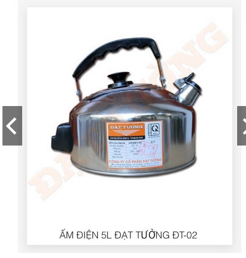 Ấm Điện Đun Nước Siêu Tốc5L Đạt Tường Có Còi Báo