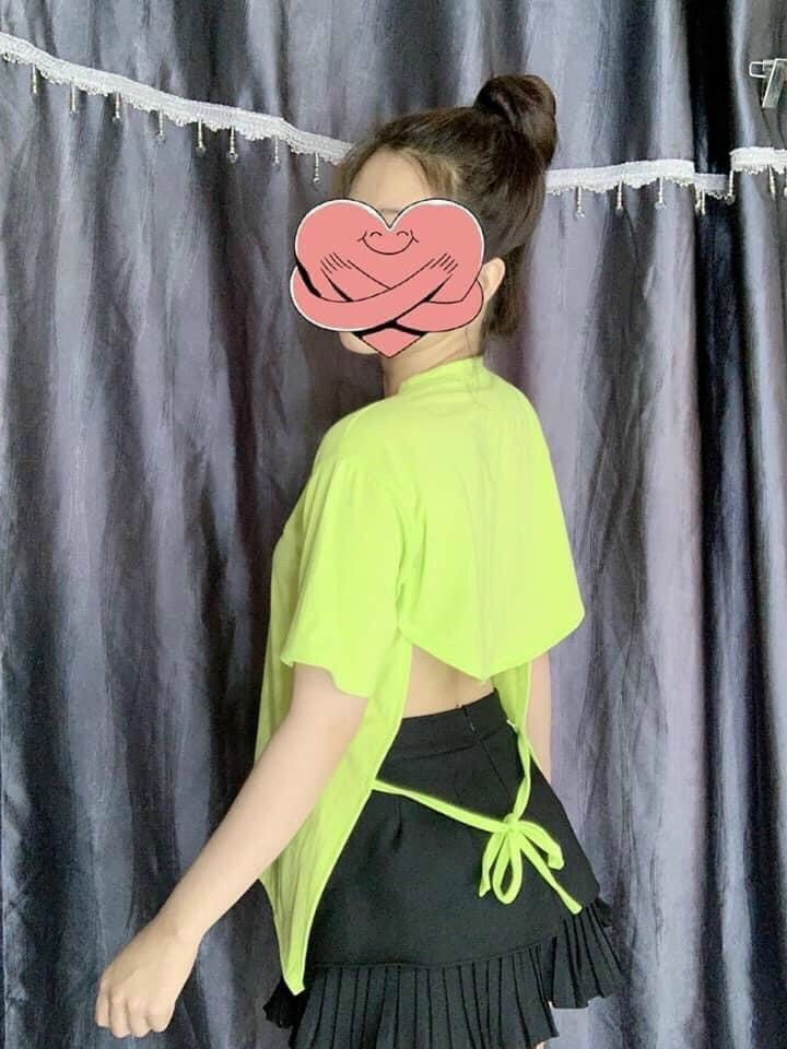 ÁO THUN FORM RỘNG TAY LỞ HỞ LƯNG CỘT DÂY CÁCH ĐIỆU NHẸ NHÀNG