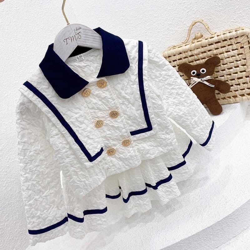 [Vest Xốp] Set váy bé gái mã 55066