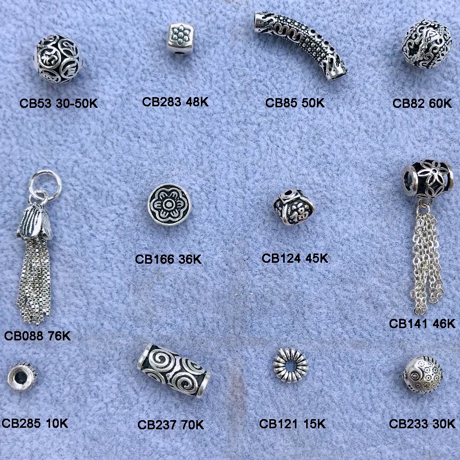 Charm bạc mix vòng