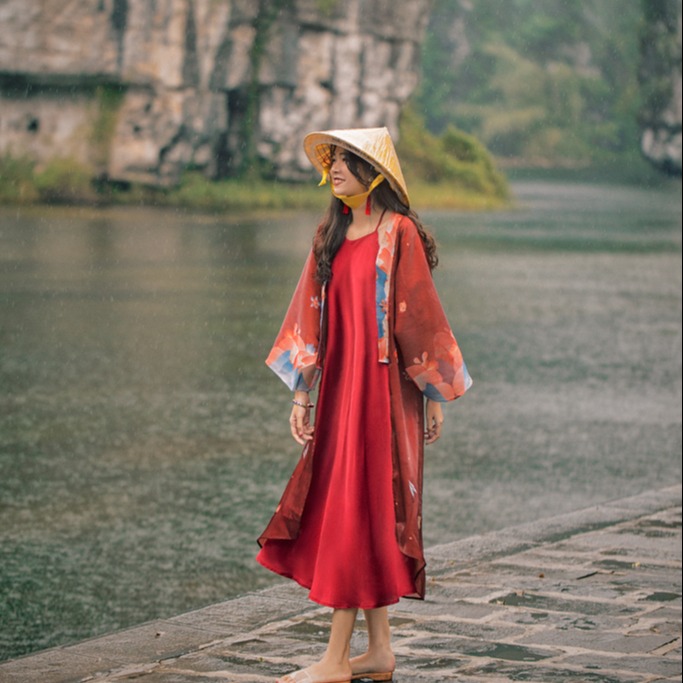 Sumire Store Đầm cổ yếm Tràng An