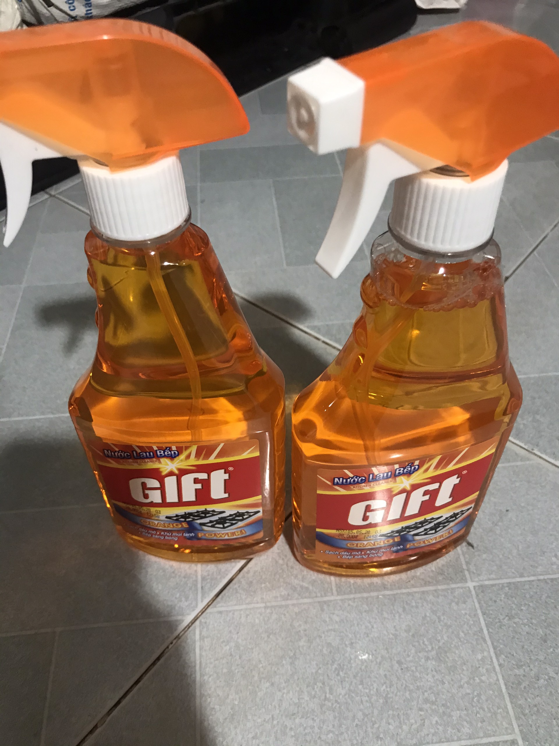 [HCM]Nước lau bếp hiệu gift ( 520 ml)