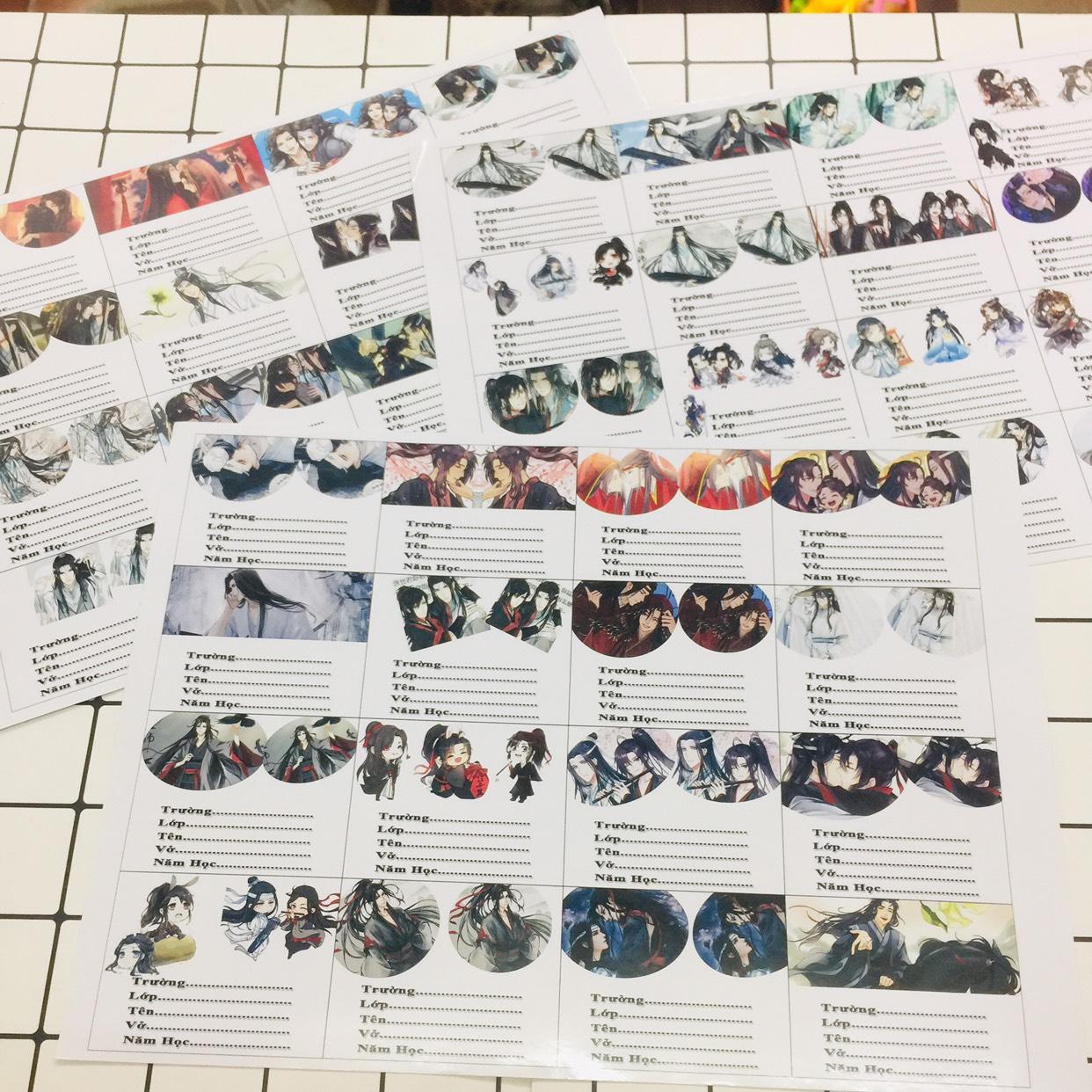 Combo 48 nhãn vở MA ĐẠO TỔ SƯ