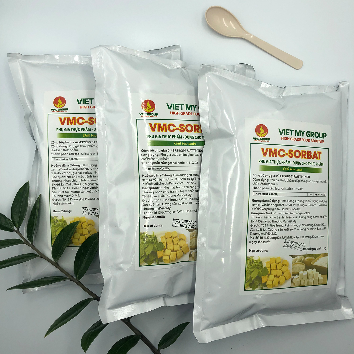 VMC Sorbat bảo quản AN TOÀN đạt chứng nhận ATTP