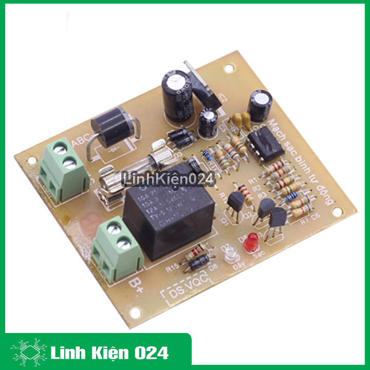 Mạch Sạc ắc quy 12V / 5A - Tự Động