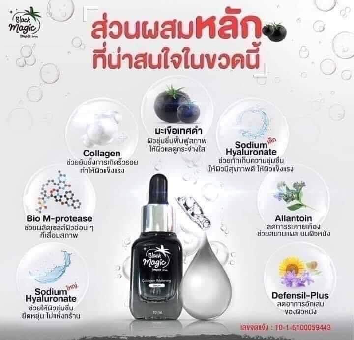 [HCM]Serum Cà chua đen Black TOMATO 15g Làm Trắng Sáng Da, Ngừa Mụn