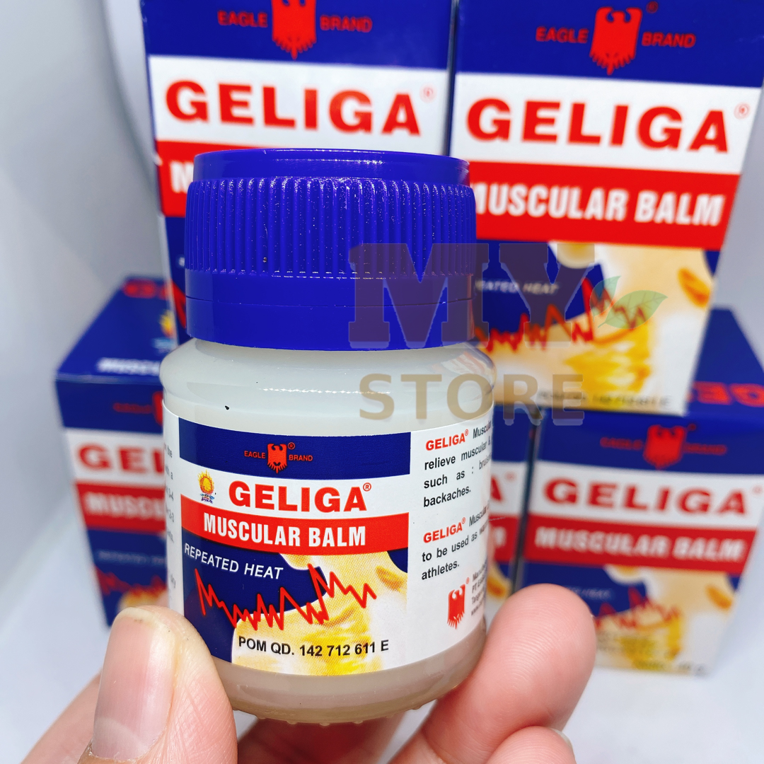 (Chính Hãng) Dầu Cù Là Lửa Geliga Muscular Balm Indonexia 40g