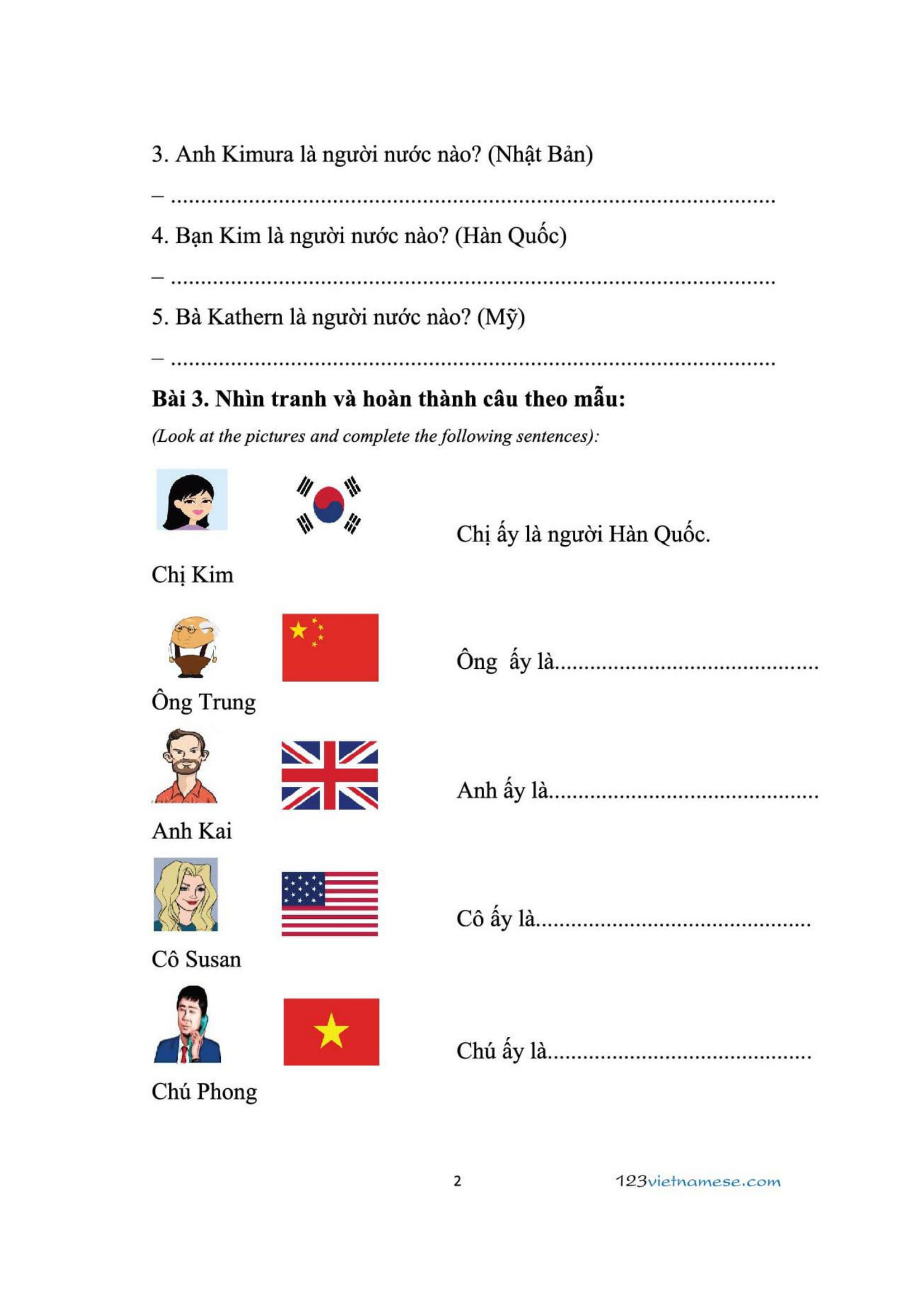 Sách bài tập tiếng Việt 123