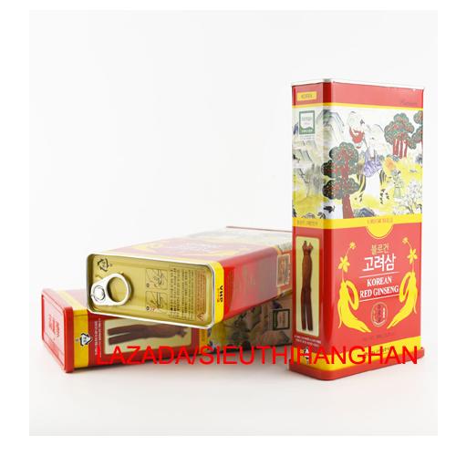 Hồng sâm củ khô Hàn Quốc Deadong hộp thiếc  6 tuổi 150g  6-10 củ ( Mẫu mới 2024)