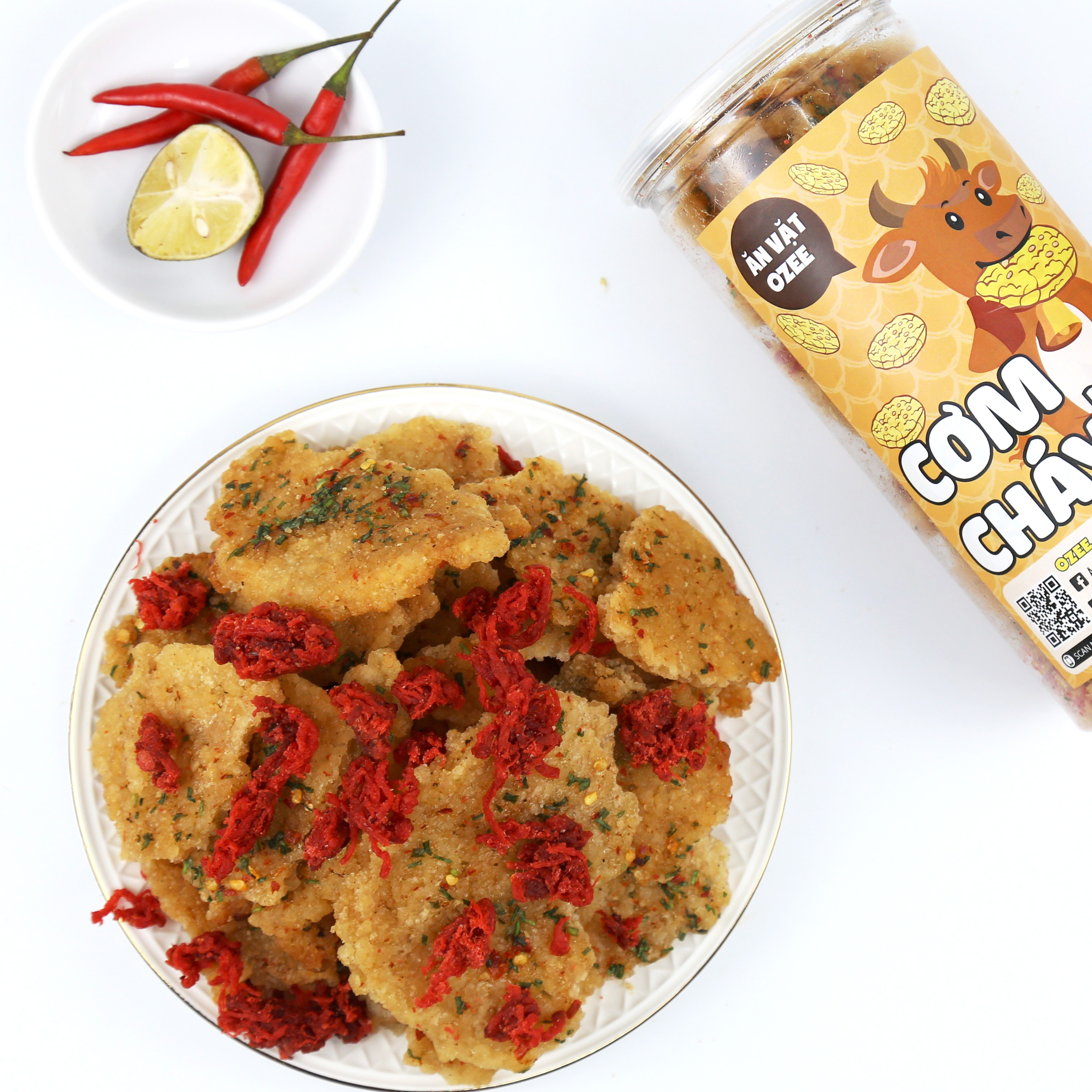Cơm cháy khô bò Ozee 300g - Ăn là mê ngay