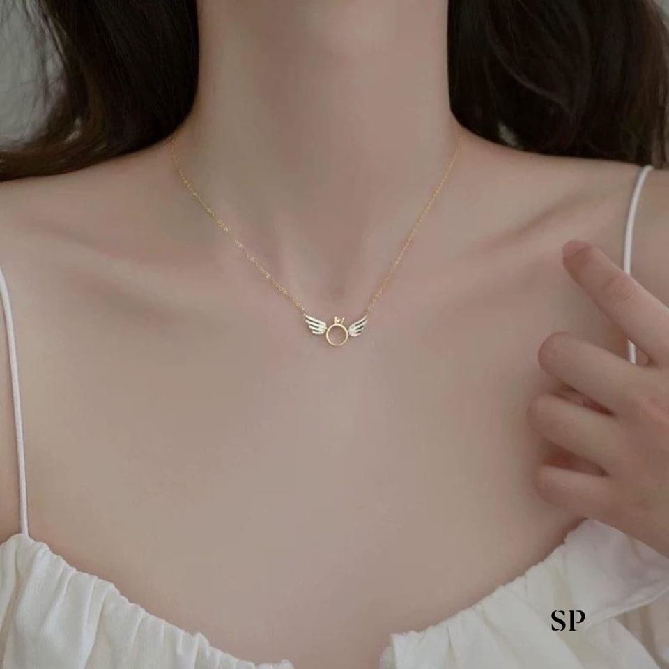 Dây chuyền bạc nữ,Dây chuyền kiểu sợi mảnh cho nữ, Bạc thật sáng đẹp không đen, kiểu dáng nhẹ nhàng sang chảnh,Vàng bạc an chi, bảo hành sản phẩm