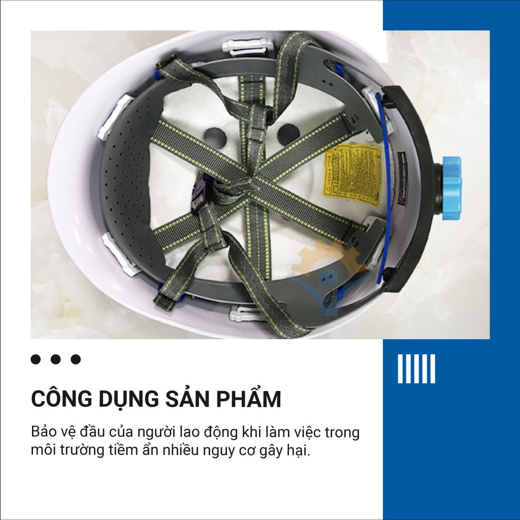 Nón bảo hộ Thinksafe cao cấp COV Hàn Quốc, nón công trình bảo hộ nhựu ABS bảo vệ đầu, chống va đập đâm xuyên COV-HF-007