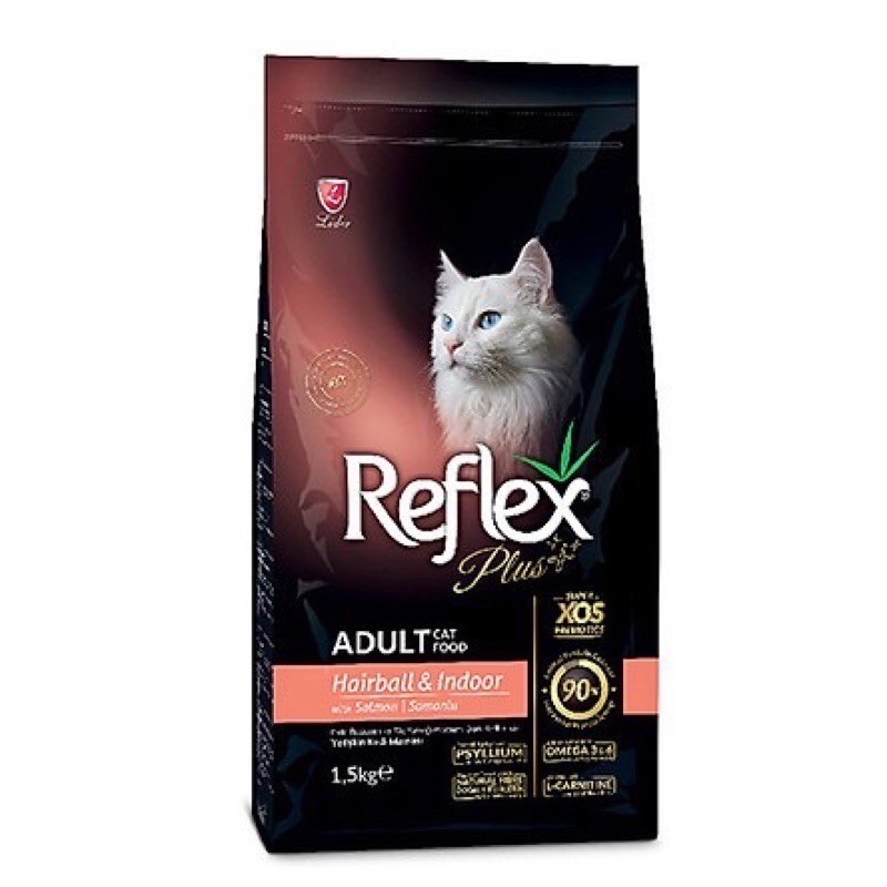 Hạt reflex hairball cho mèo , hạt reflex cho mèo trưởng thành tắc búi lông - túi 1.5kg