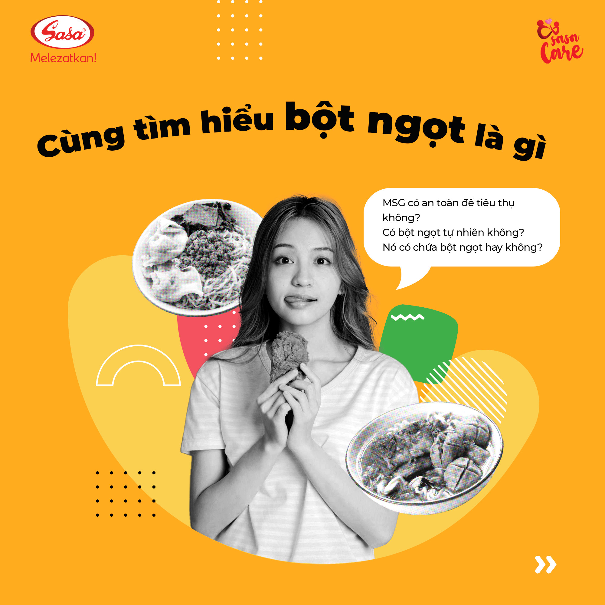 BỘT NGỌT SASA 500G - NHẬP KHẨU INDONESIA