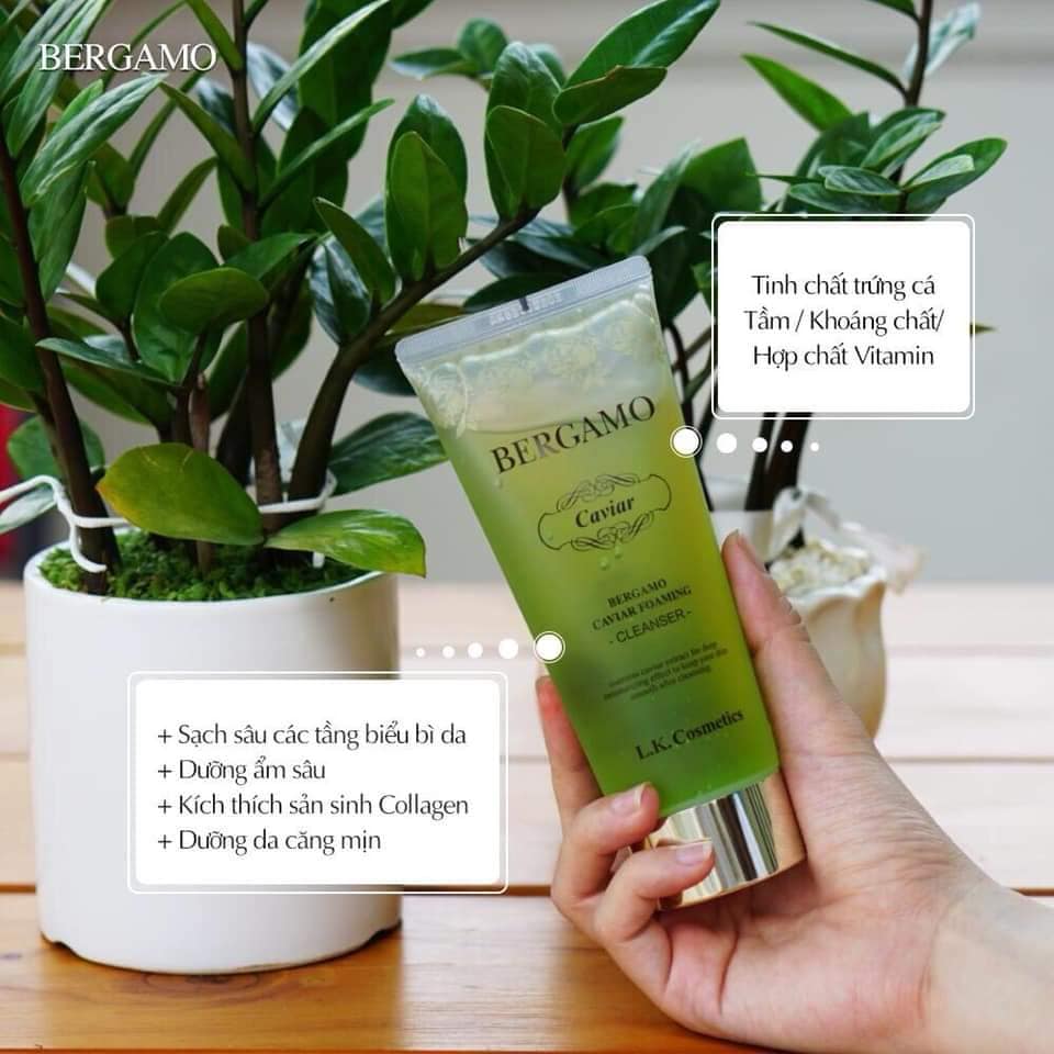 [HCM]Sữa rửa mặt BERGAMO Foaming Cleanser 150ml