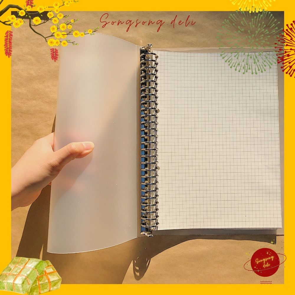 Sổ còng, Binder A5 B5, Bìa sổ còng làm sổ Planner Bullet Journal (Chỉ có bìa)