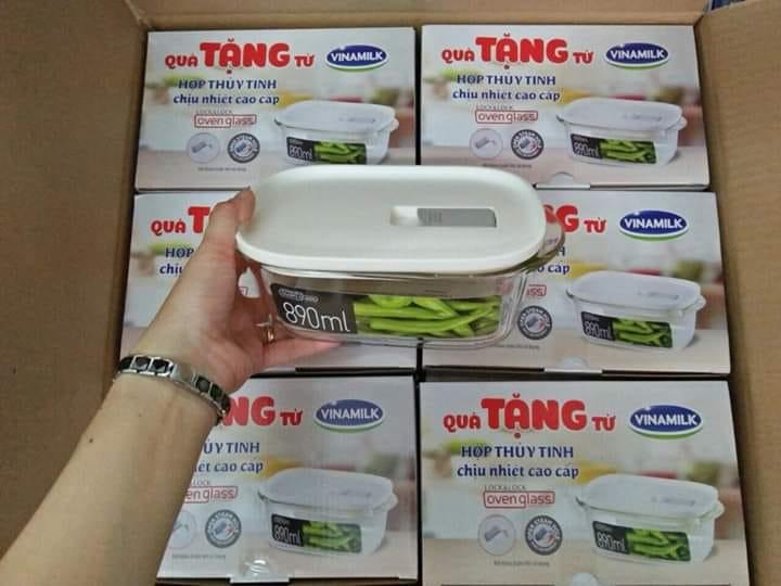 Hộp thủy tinh chịu nhiệt lock&lock 890ml