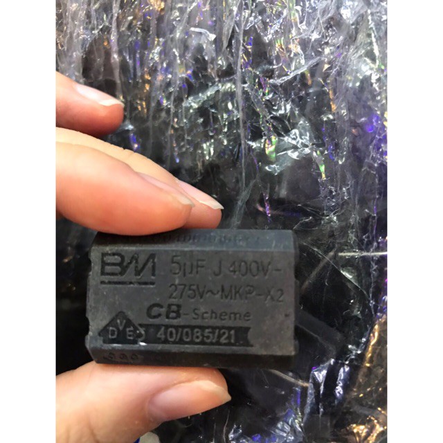 Set 5 tụ bếp từ 5uf - 400v
