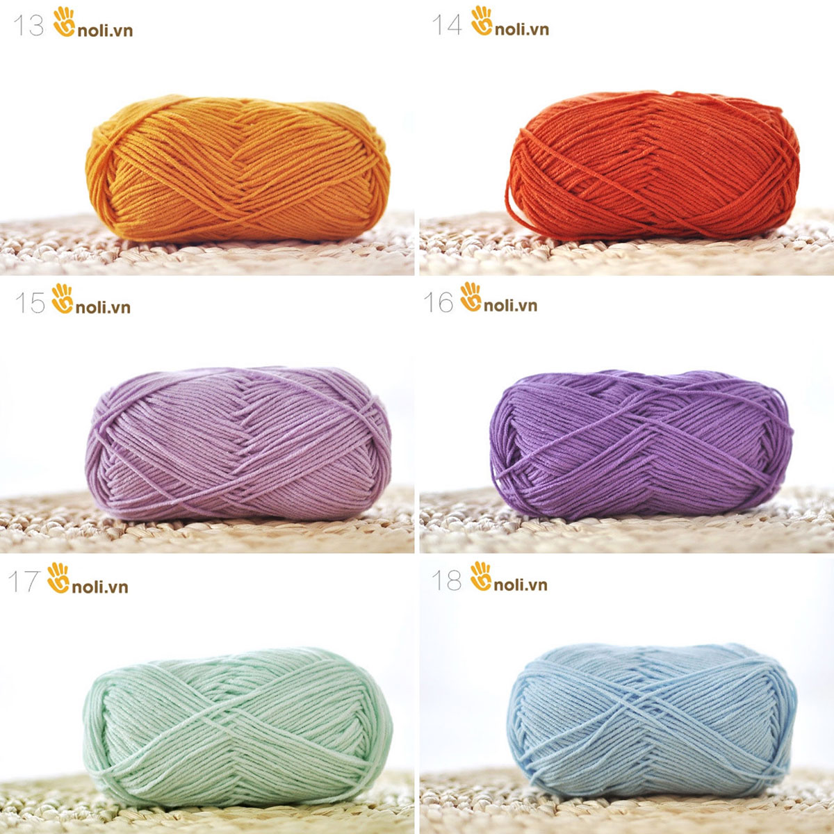 Len baby yarn không bai dão, không phai màu, an toàn cho trẻ nhỏ, cực kì mềm mại 40g