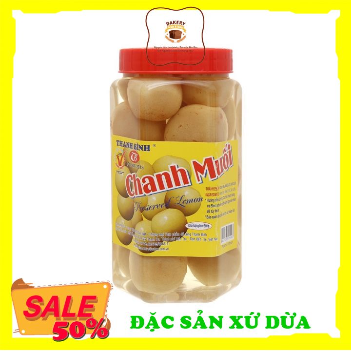 Chanh muối Thanh Bình ( Hủ nhựa 900g)