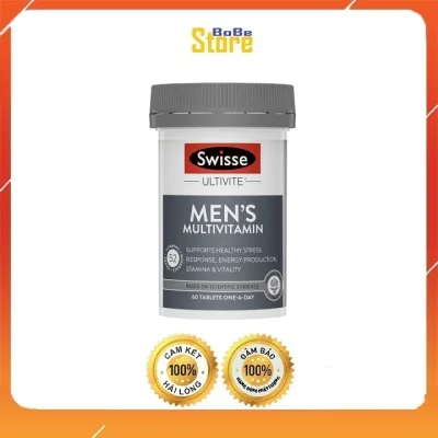 Vitamin Tổng Hợp Cho Nam Swisse Men’s Ultivite Multivitamin, 60 viên (Date Mới)