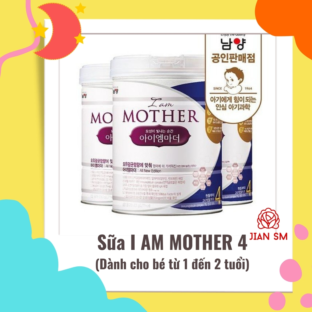 Sữa i am mother số 4 mẫu mới nội địa Hàn hộp 800g